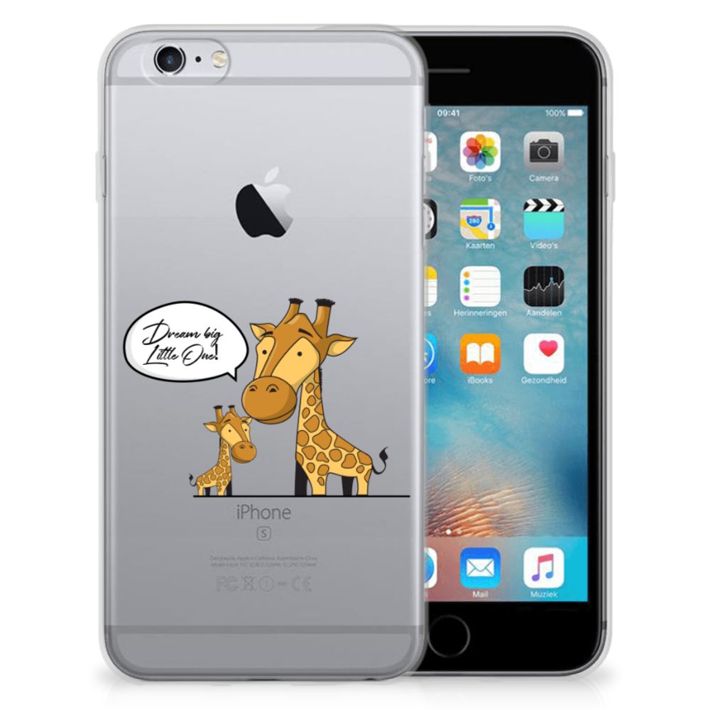 Apple iPhone 6 | 6s Telefoonhoesje met Naam Giraffe