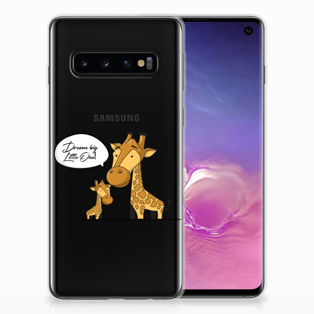 Samsung Galaxy S10 Telefoonhoesje met Naam Giraffe