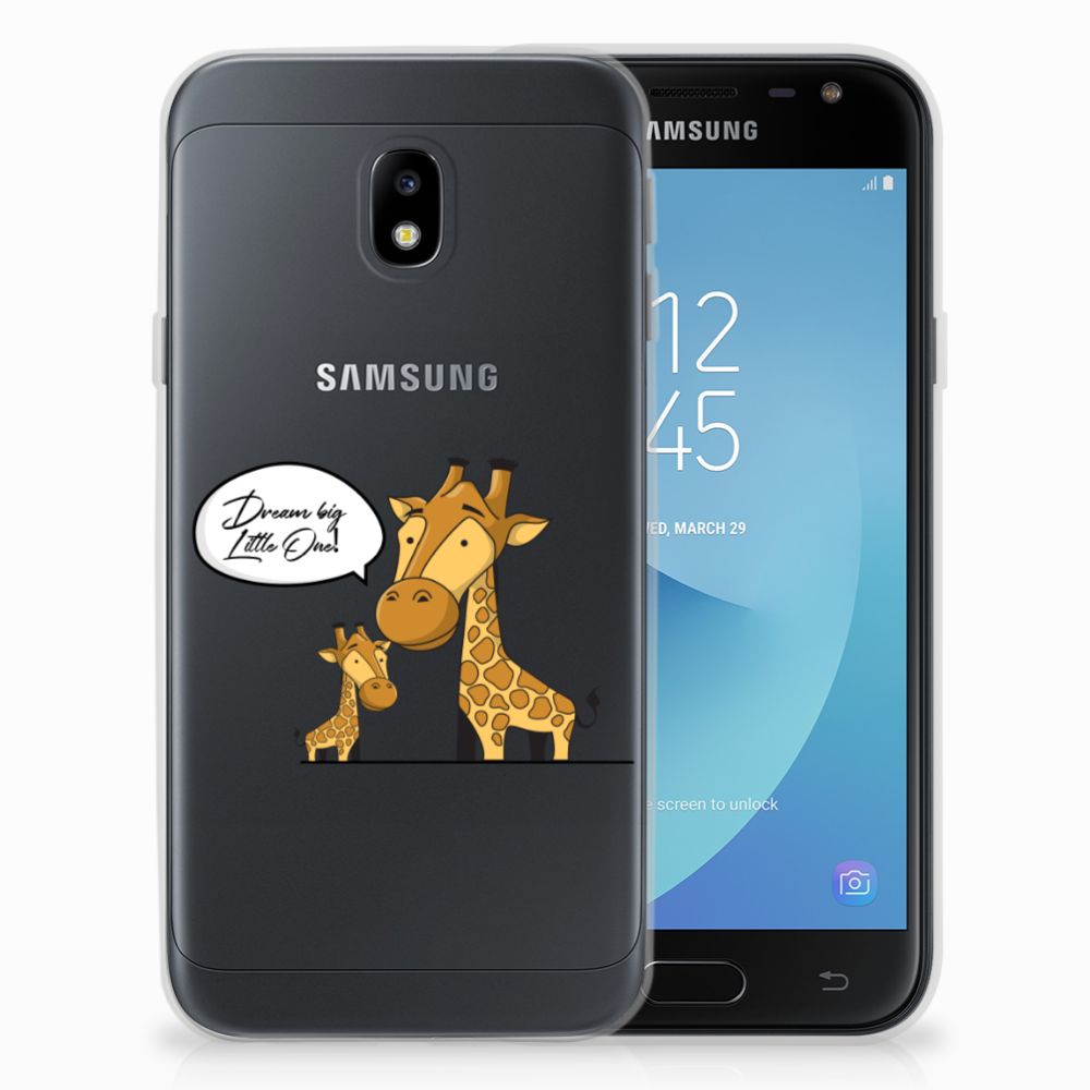 Samsung Galaxy J3 2017 Telefoonhoesje met Naam Giraffe