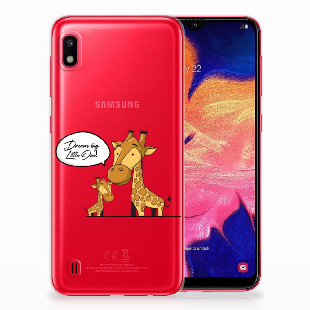 Samsung Galaxy A10 Telefoonhoesje met Naam Giraffe