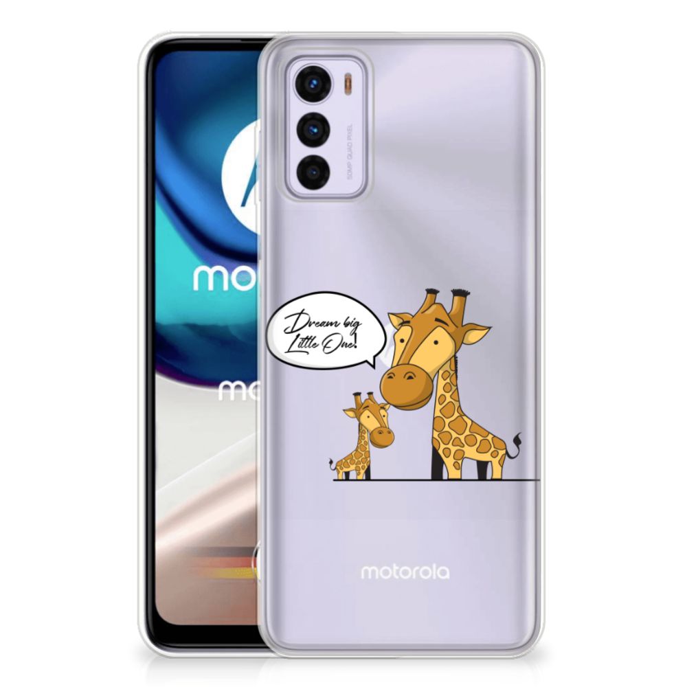 Motorola Moto G42 Telefoonhoesje met Naam Giraffe