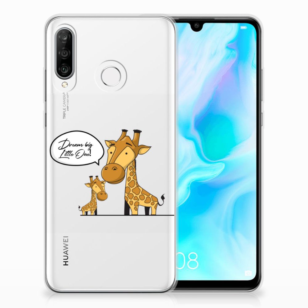 Huawei P30 Lite Telefoonhoesje met Naam Giraffe