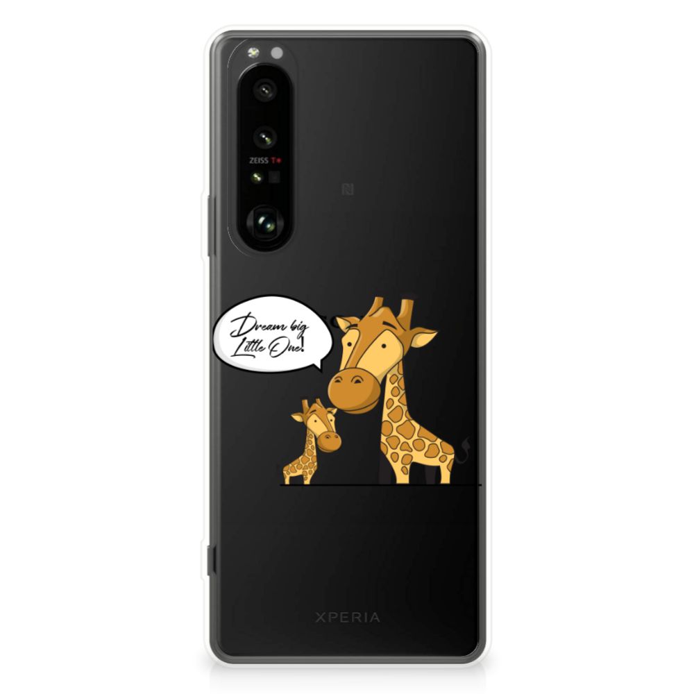Sony Xperia 1 III Telefoonhoesje met Naam Giraffe