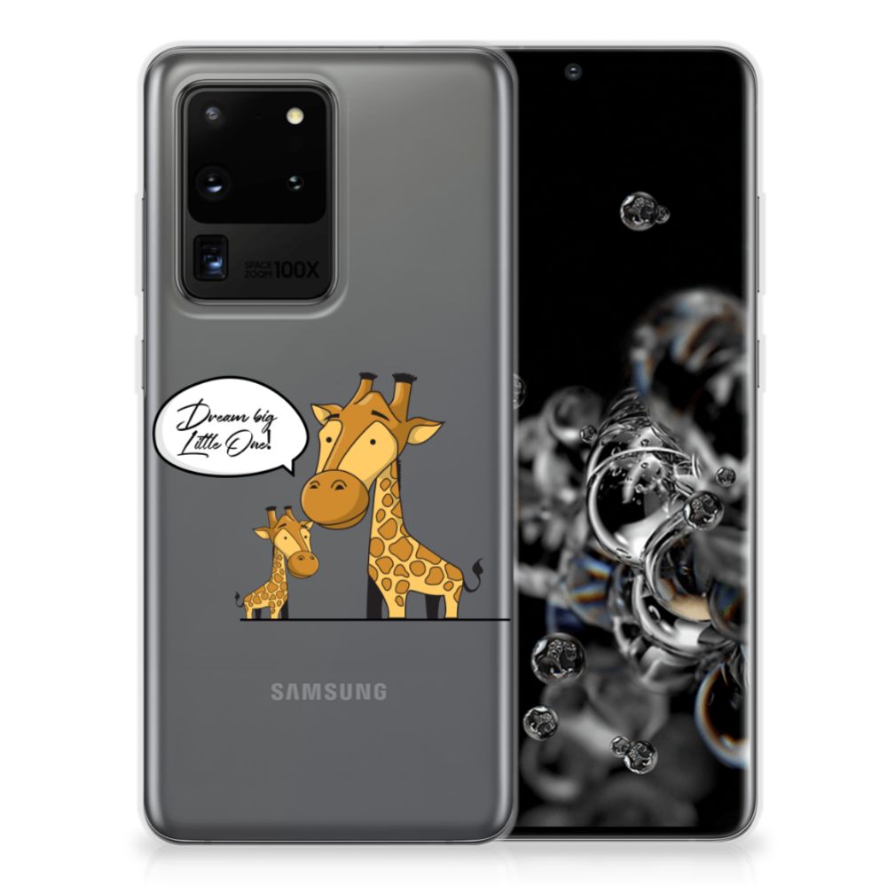 Samsung Galaxy S20 Ultra Telefoonhoesje met Naam Giraffe