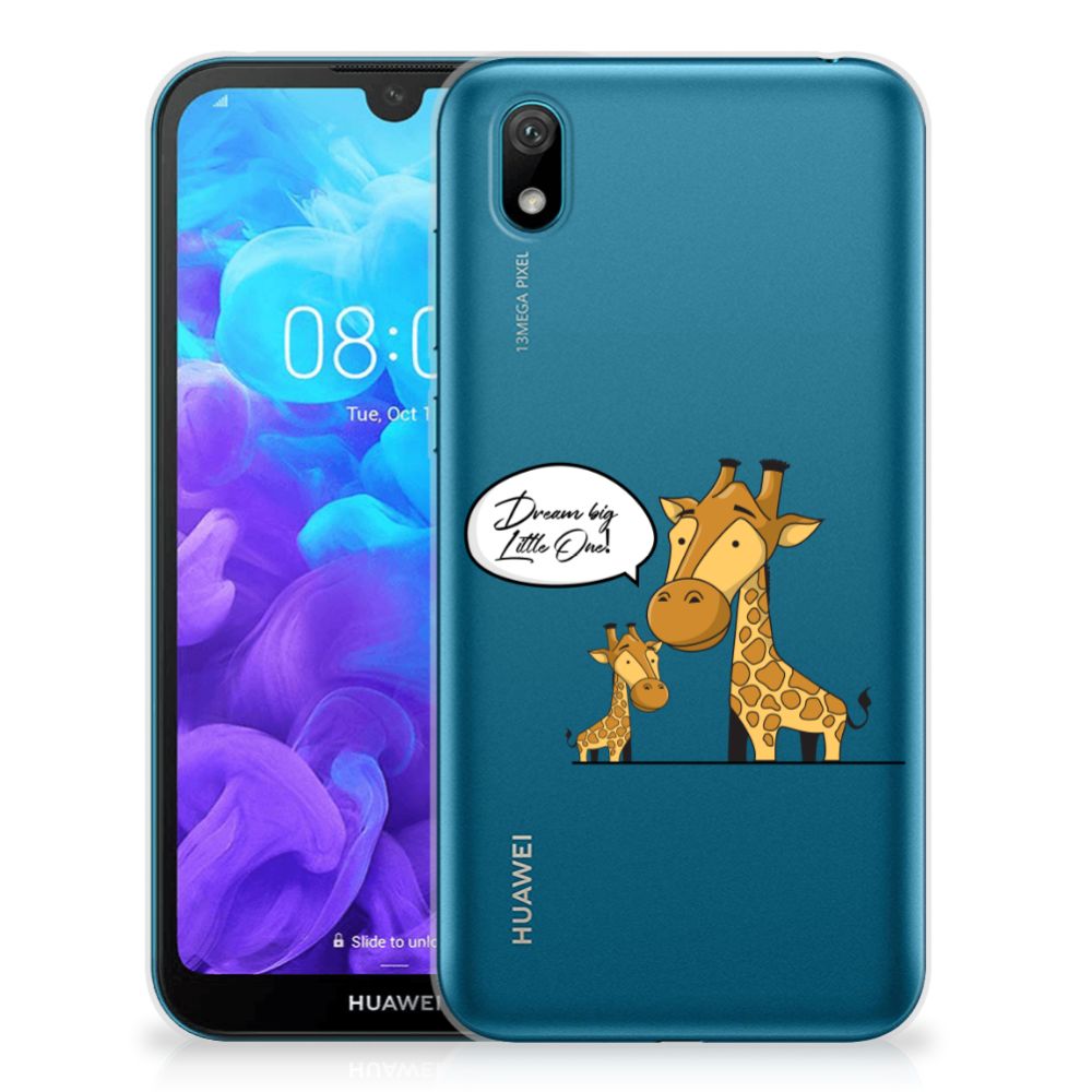 Huawei Y5 (2019) Telefoonhoesje met Naam Giraffe