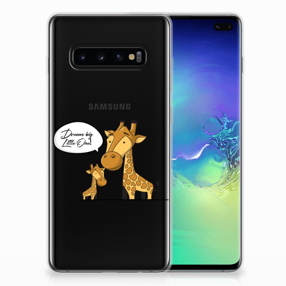 Samsung Galaxy S10 Plus Telefoonhoesje met Naam Giraffe