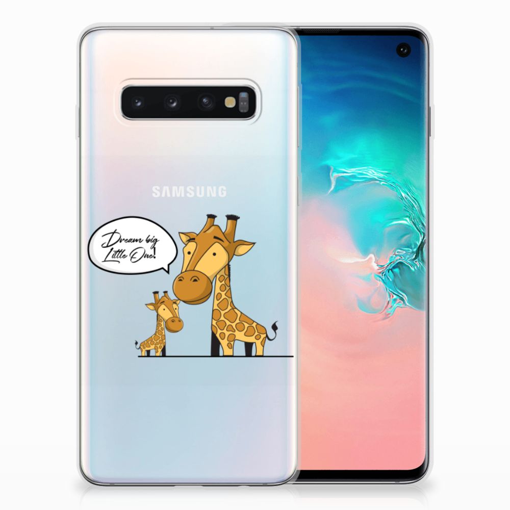 Samsung Galaxy S10 Telefoonhoesje met Naam Giraffe
