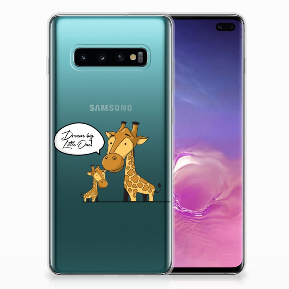 Samsung Galaxy S10 Plus Telefoonhoesje met Naam Giraffe