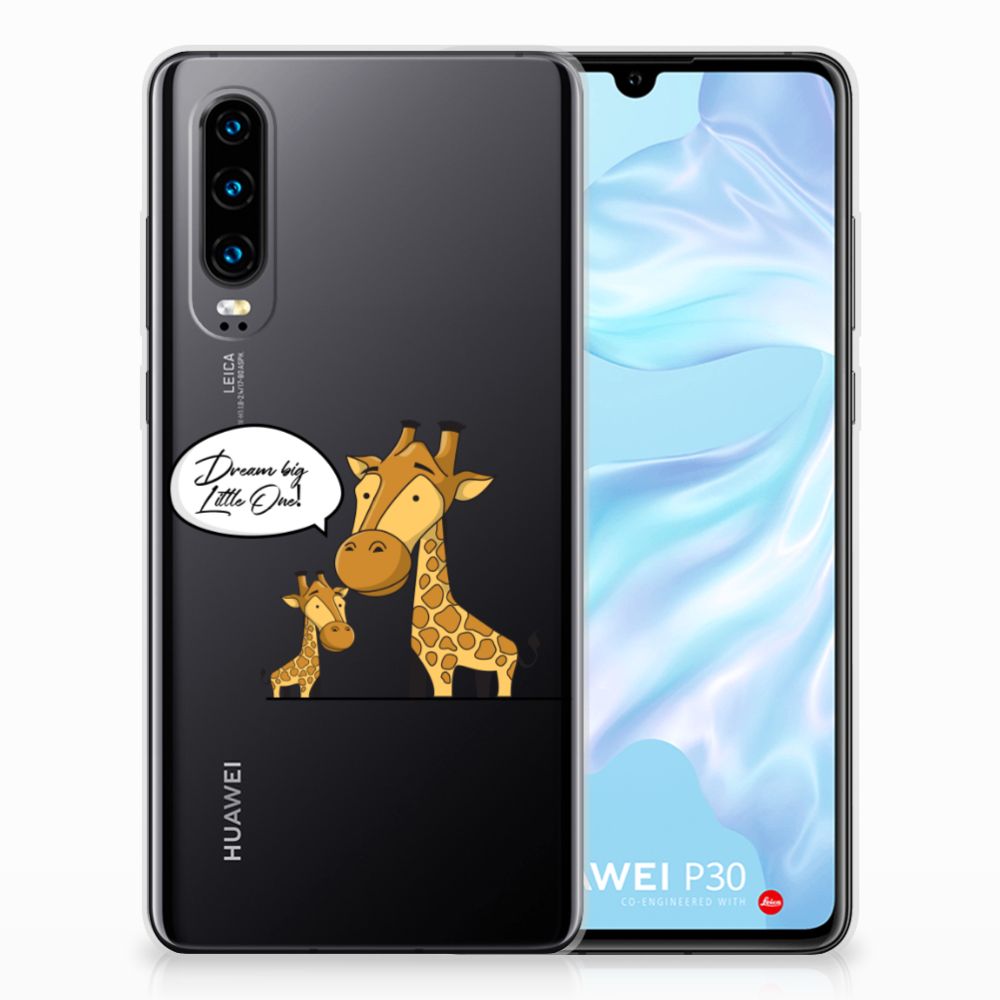 Huawei P30 Telefoonhoesje met Naam Giraffe