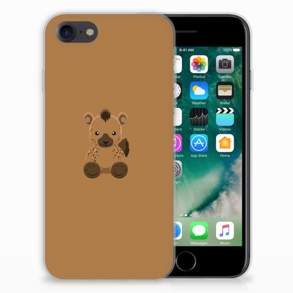 iPhone SE 2022 | SE 2020 | 8 | 7 Telefoonhoesje met Naam Baby Hyena