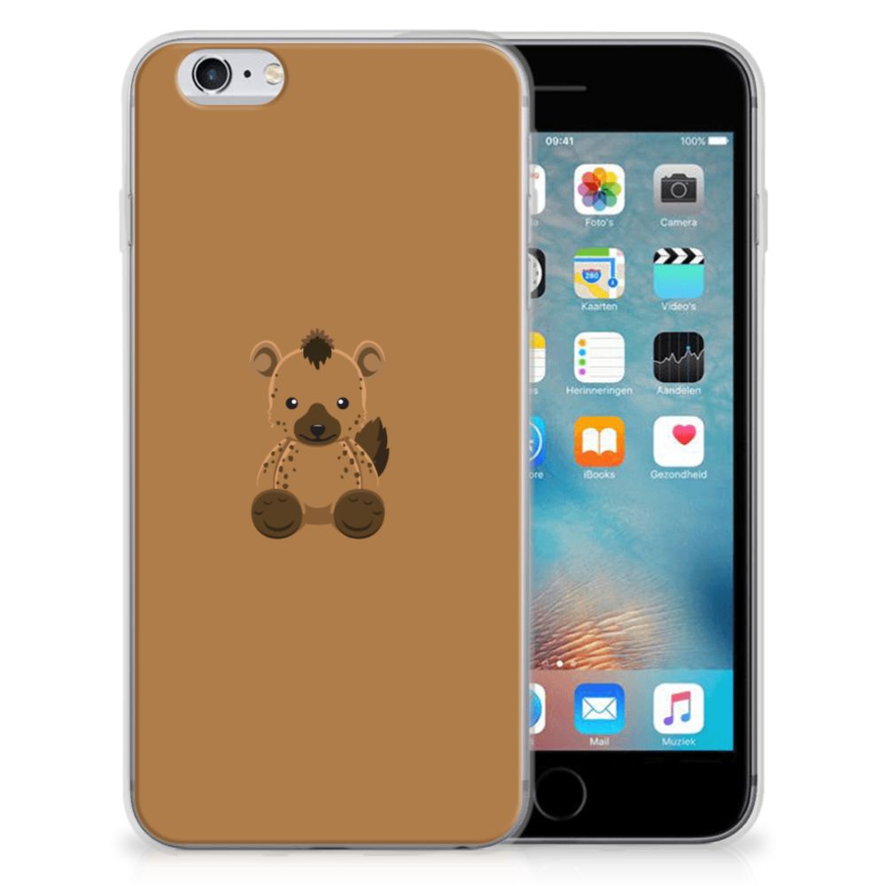 Apple iPhone 6 | 6s Telefoonhoesje met Naam Baby Hyena