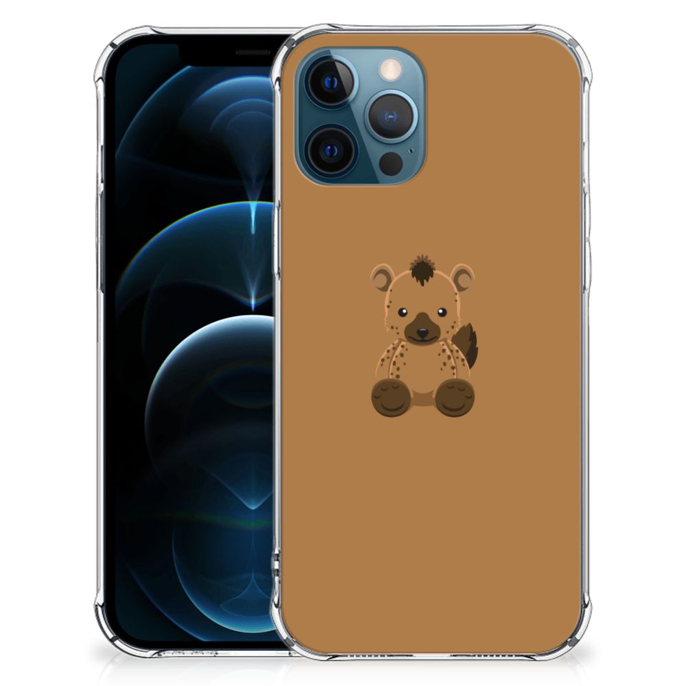 iPhone 12 | 12 Pro Stevig Bumper Hoesje Baby Hyena
