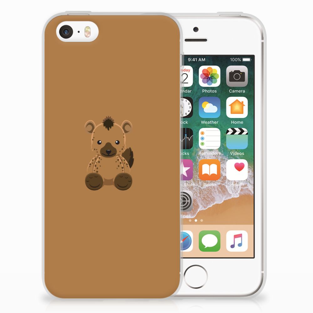 Apple iPhone SE | 5S Telefoonhoesje met Naam Baby Hyena