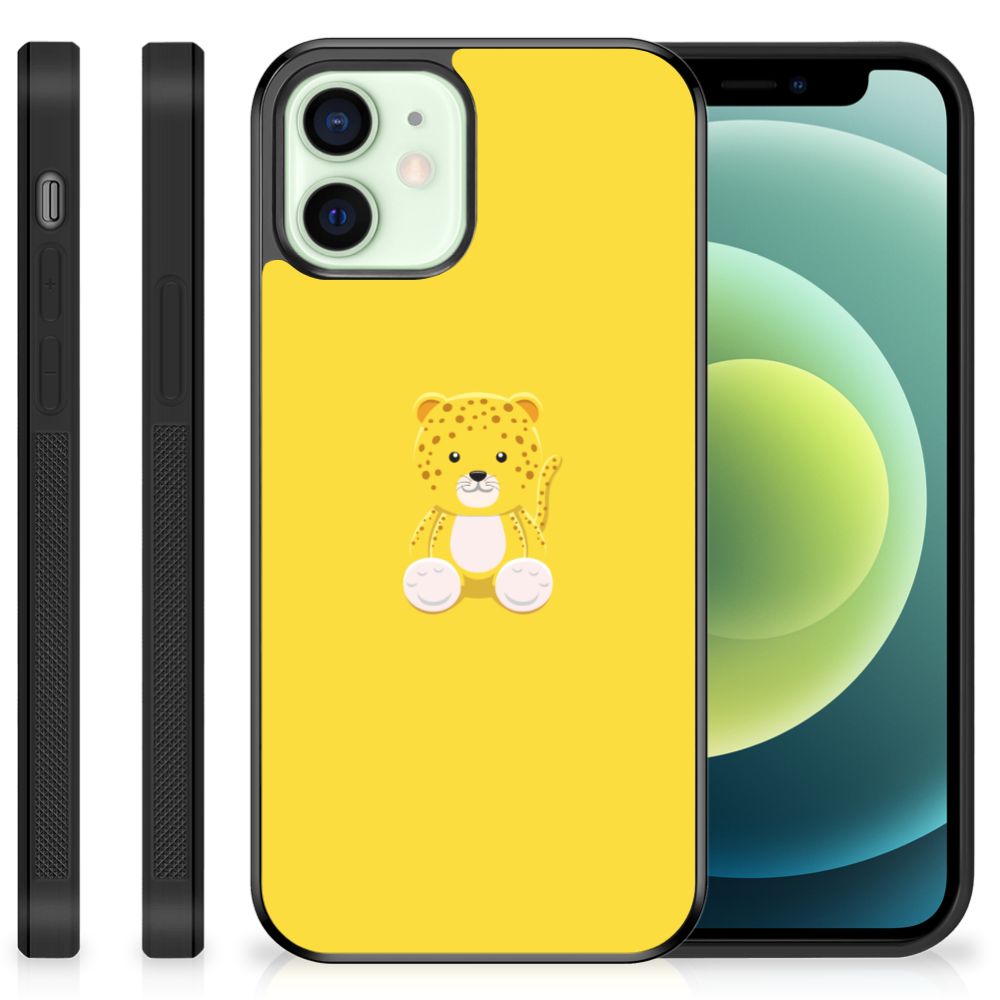 iPhone 12 Mini Bumper Hoesje Baby Leopard