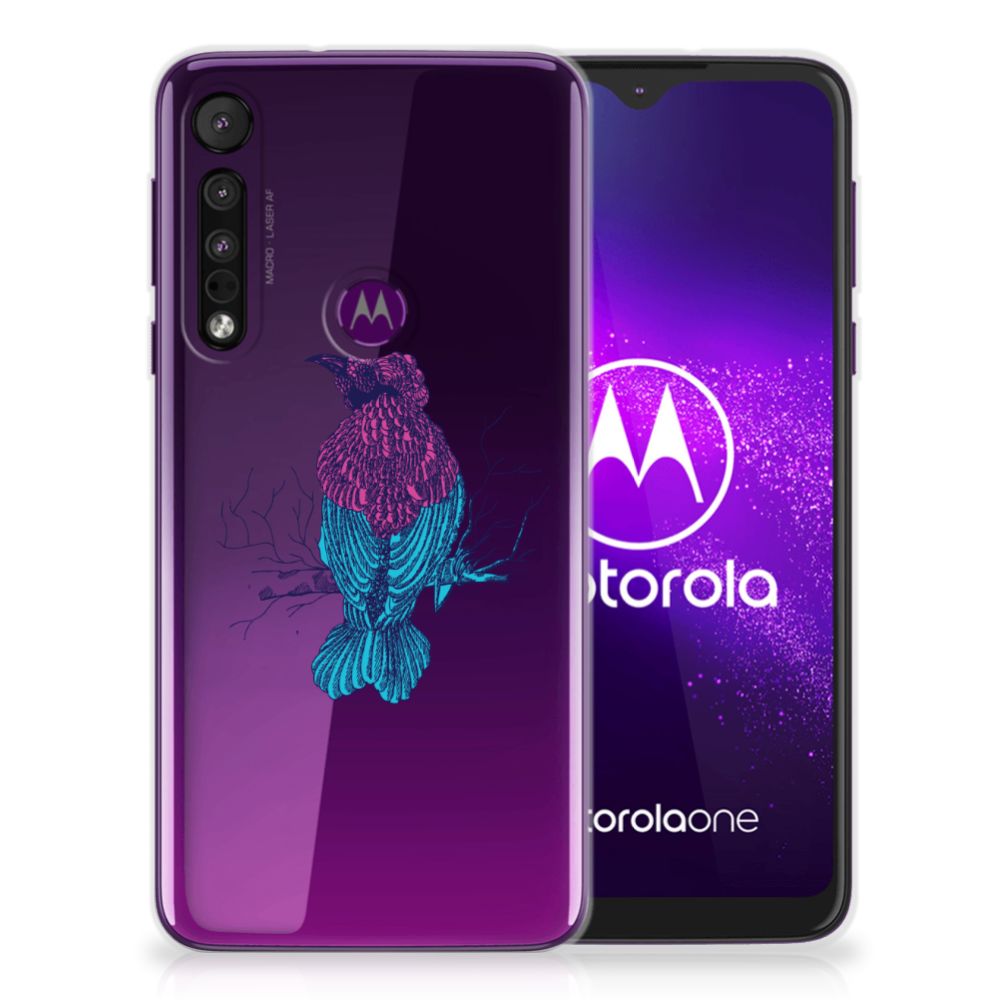 Motorola One Macro Telefoonhoesje met Naam Merel