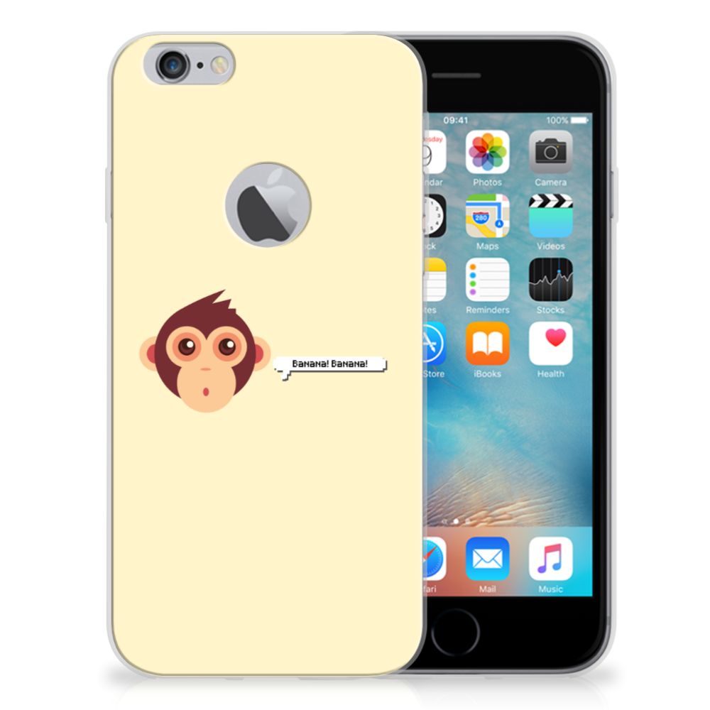 Apple iPhone 6 Plus | 6s Plus Telefoonhoesje met Naam Monkey