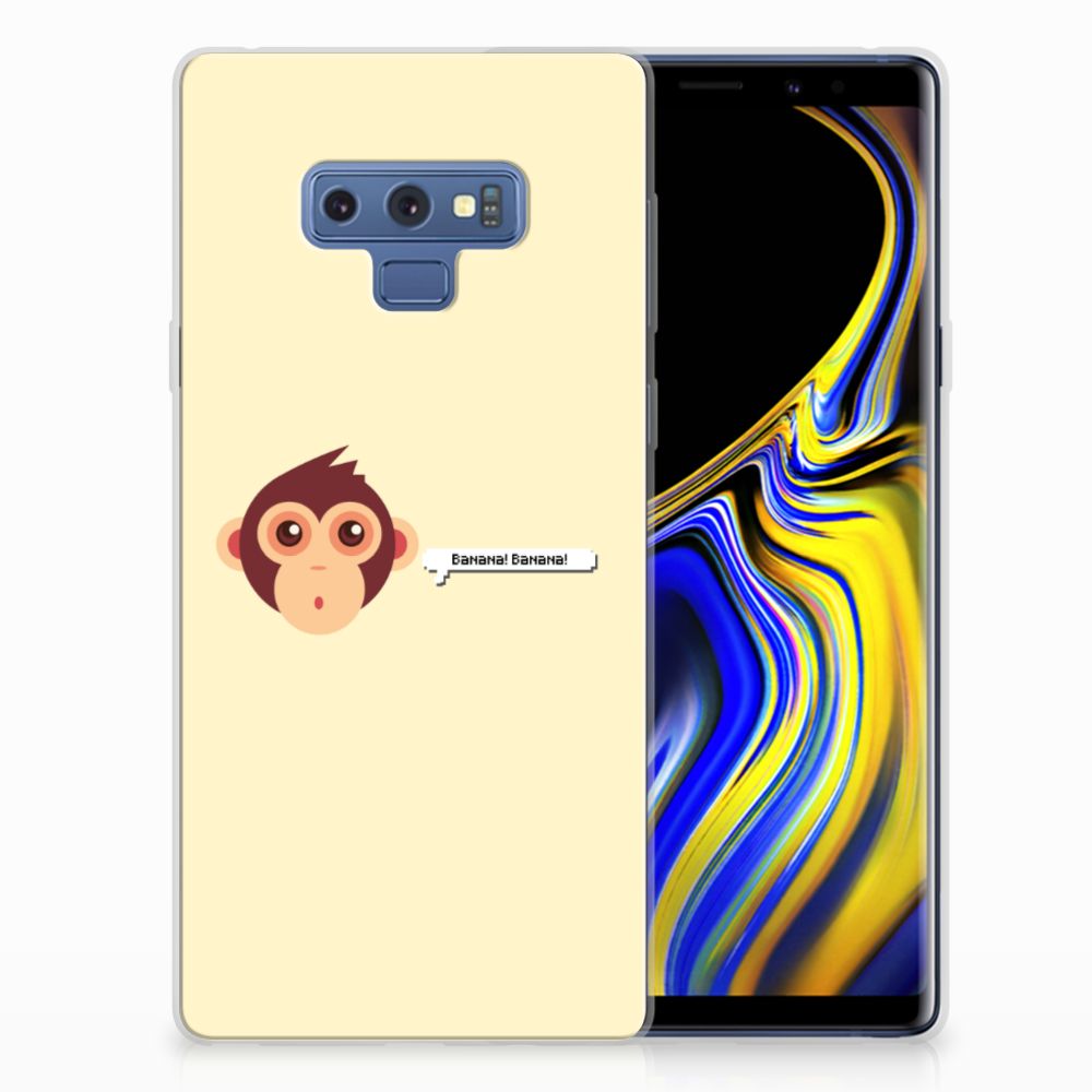 Samsung Galaxy Note 9 Telefoonhoesje met Naam Monkey