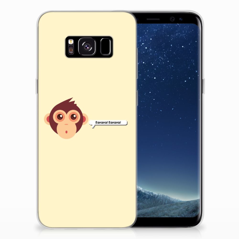 Samsung Galaxy S8 Telefoonhoesje met Naam Monkey