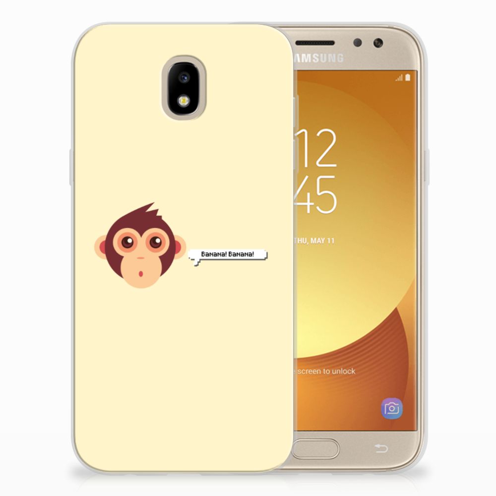 Samsung Galaxy J5 2017 Telefoonhoesje met Naam Monkey