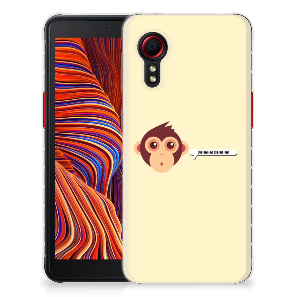 Samsung Galaxy Xcover 5 Telefoonhoesje met Naam Monkey