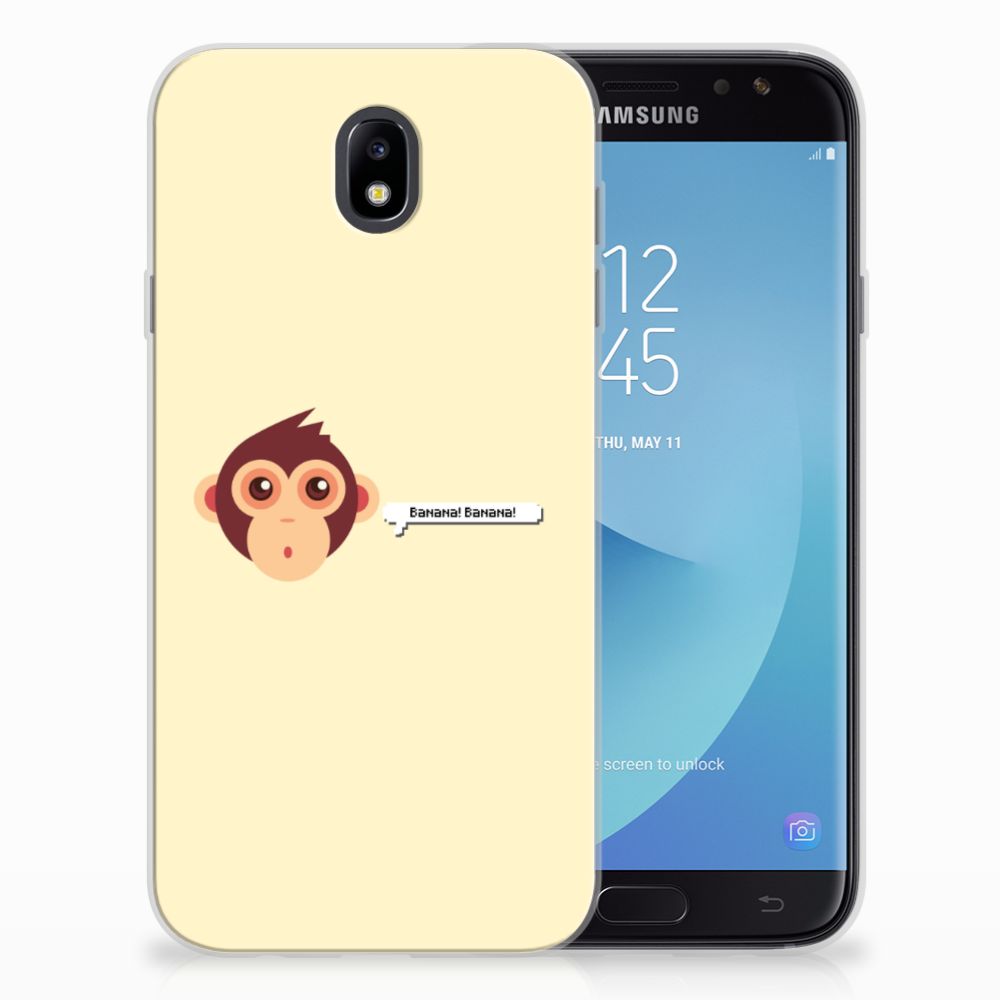 Samsung Galaxy J7 2017 | J7 Pro Telefoonhoesje met Naam Monkey