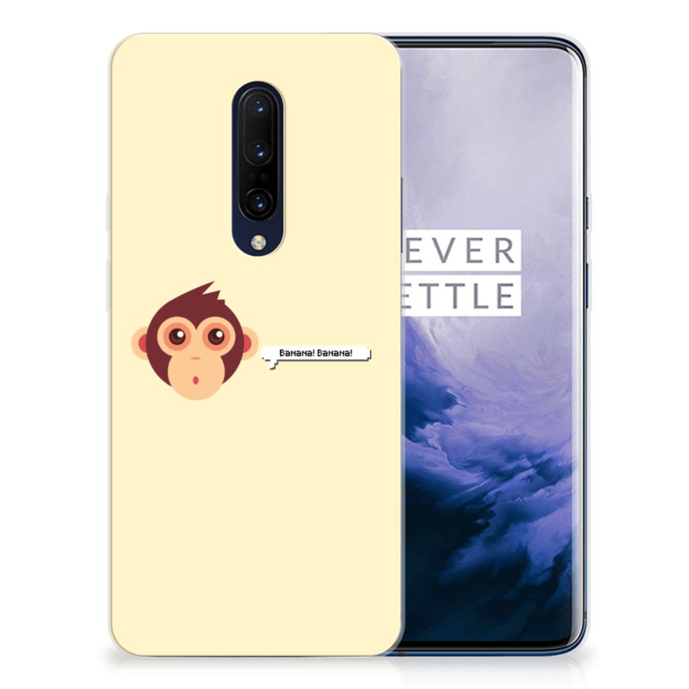 OnePlus 7 Pro Telefoonhoesje met Naam Monkey