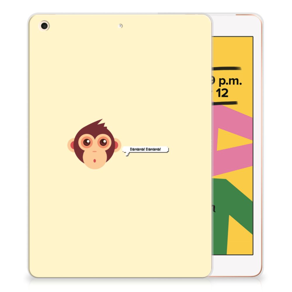 Apple iPad 10.2 | iPad 10.2 (2020) | 10.2 (2021) Tablet Back Cover Monkey