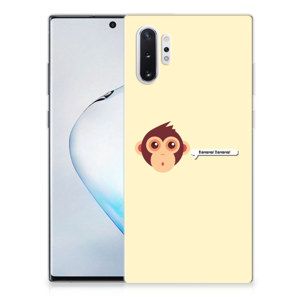 Samsung Galaxy Note 10 Plus Telefoonhoesje met Naam Monkey
