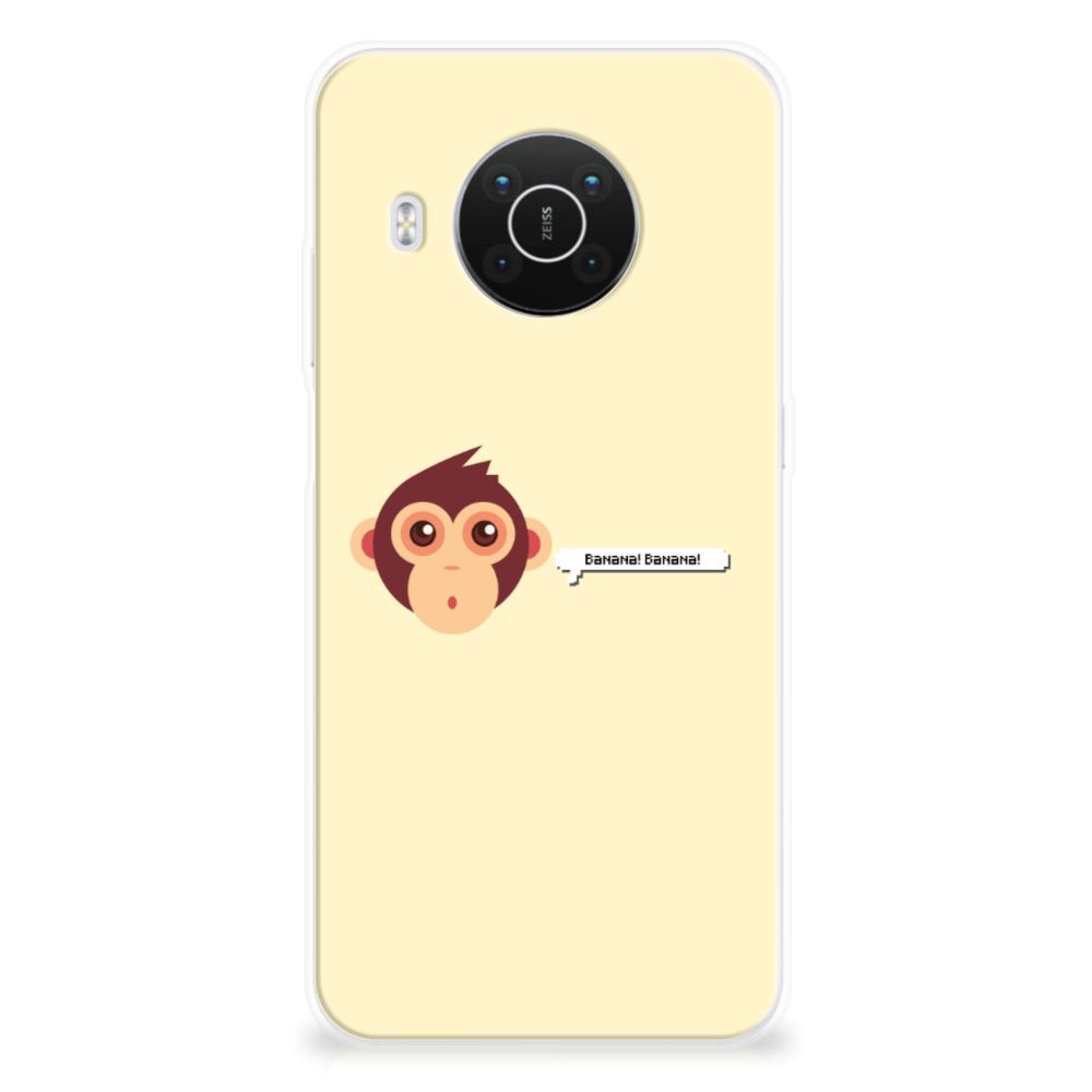 Nokia X10 | X20 Telefoonhoesje met Naam Monkey