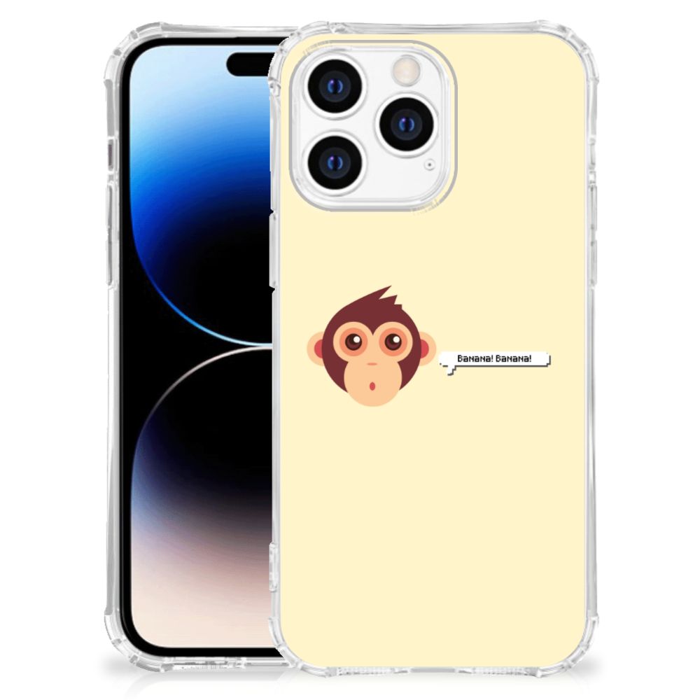 Apple iPhone 14 Pro Max Stevig Bumper Hoesje Monkey