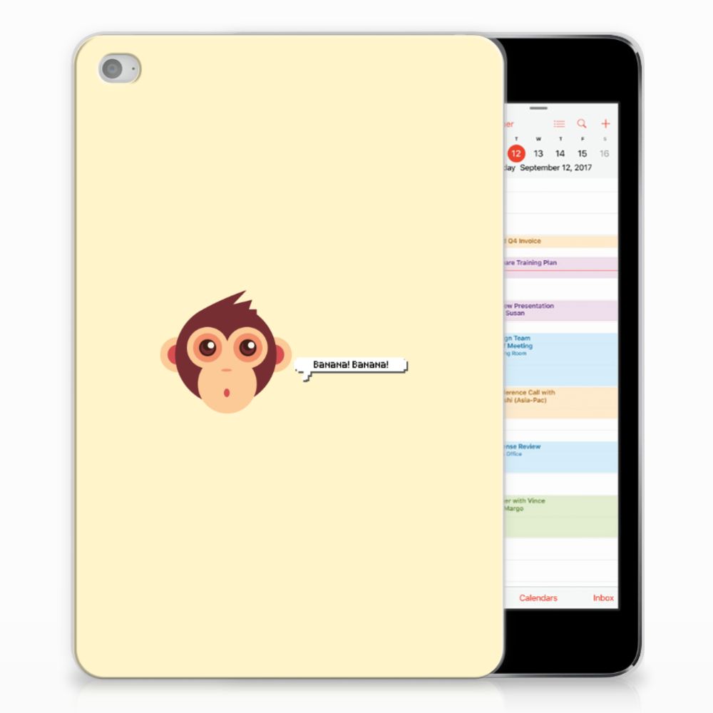Apple iPad Mini 4 Uniek Tablethoesje Monkey
