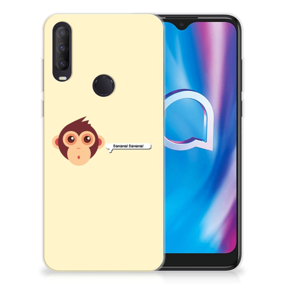 Alcatel 1S (2020) Telefoonhoesje met Naam Monkey