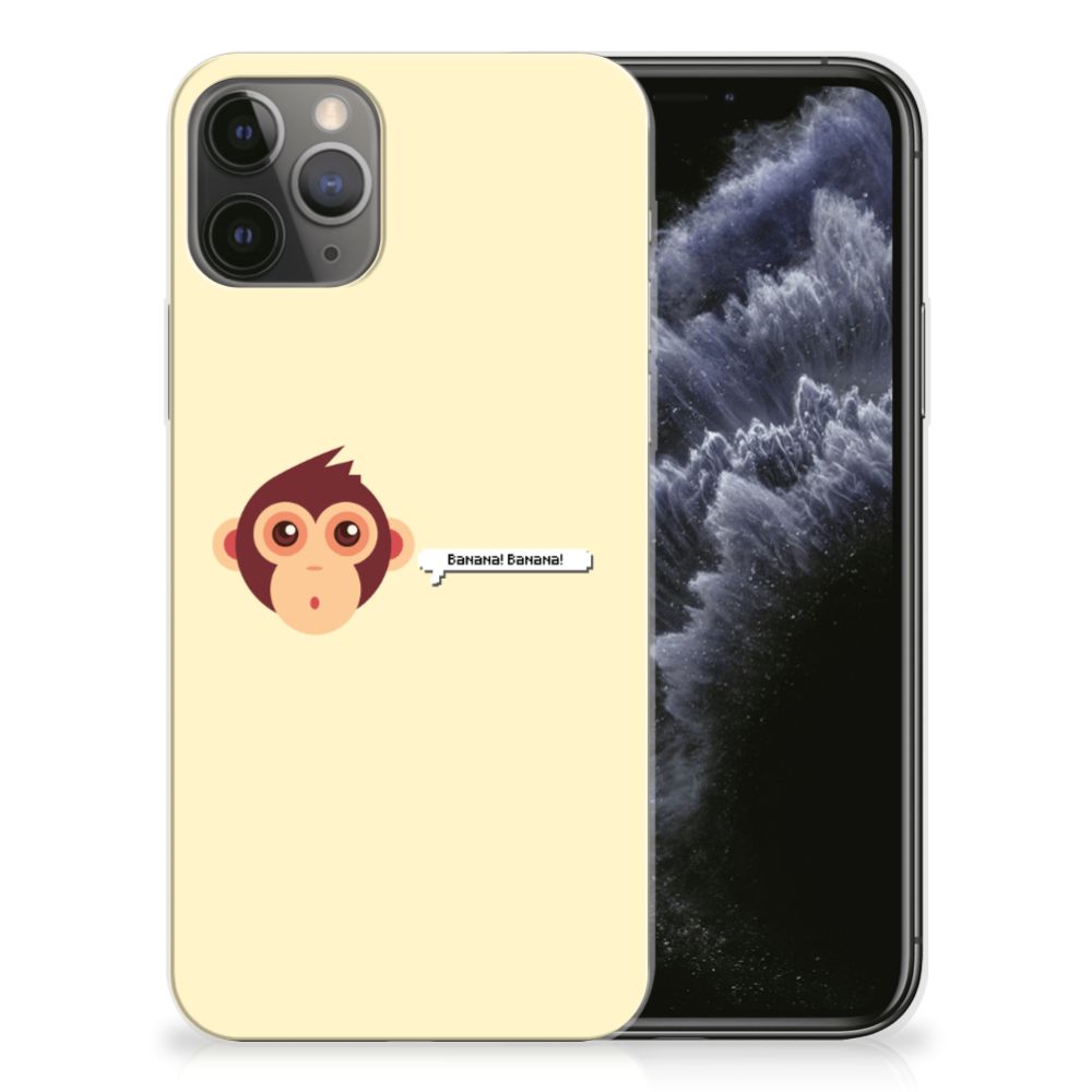 Apple iPhone 11 Pro Telefoonhoesje met Naam Monkey