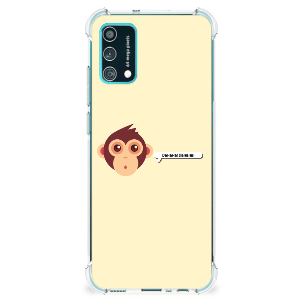 Samsung Galaxy M02s | A02s Stevig Bumper Hoesje Monkey