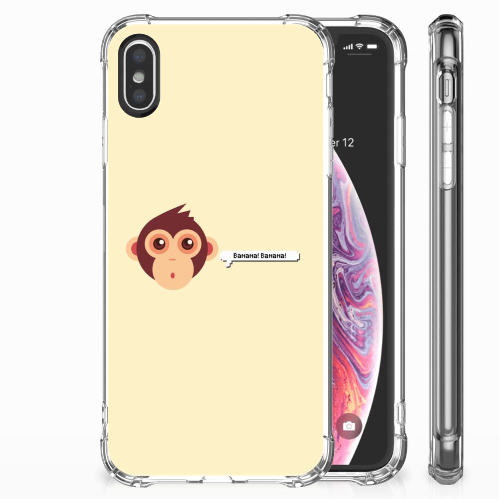 Apple iPhone X | Xs Stevig Bumper Hoesje Monkey