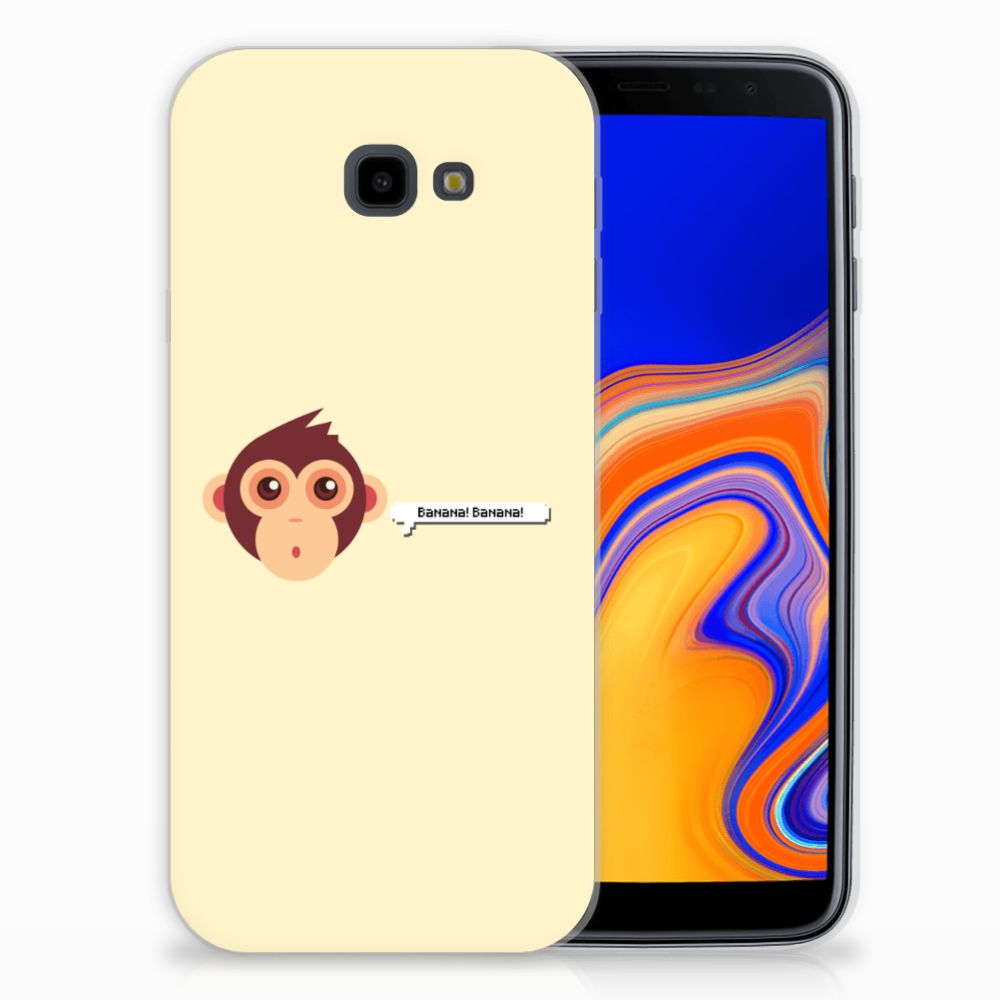 Samsung Galaxy J4 Plus (2018) Telefoonhoesje met Naam Monkey