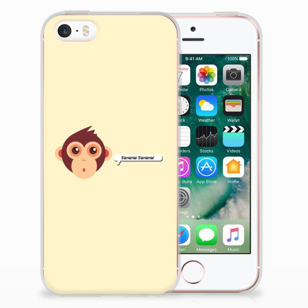 Apple iPhone SE | 5S Telefoonhoesje met Naam Monkey