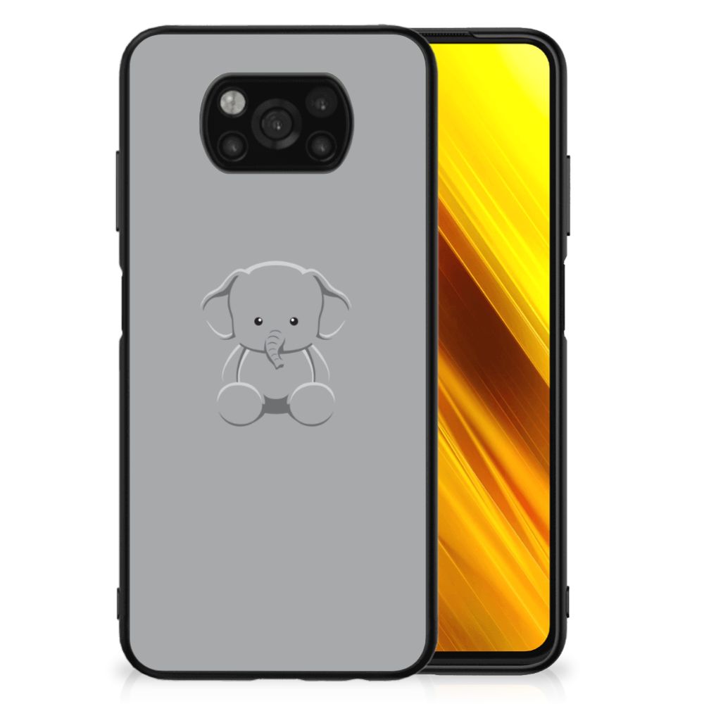 Xiaomi Poco X3 | X3 Pro Hoesje Grijs Baby Olifant