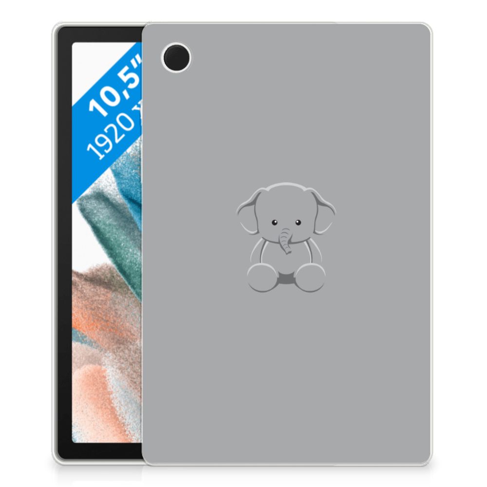 Samsung Galaxy Tab A8 2021 Tablet Back Cover Grijs Baby Olifant