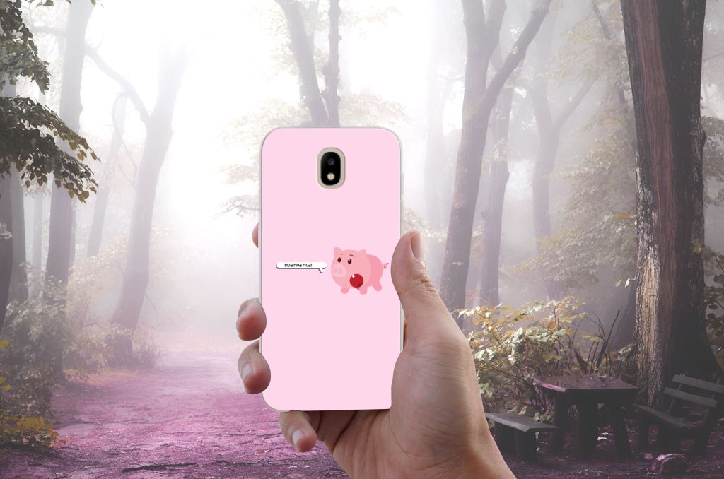 Samsung Galaxy J5 2017 Telefoonhoesje met Naam Pig Mud