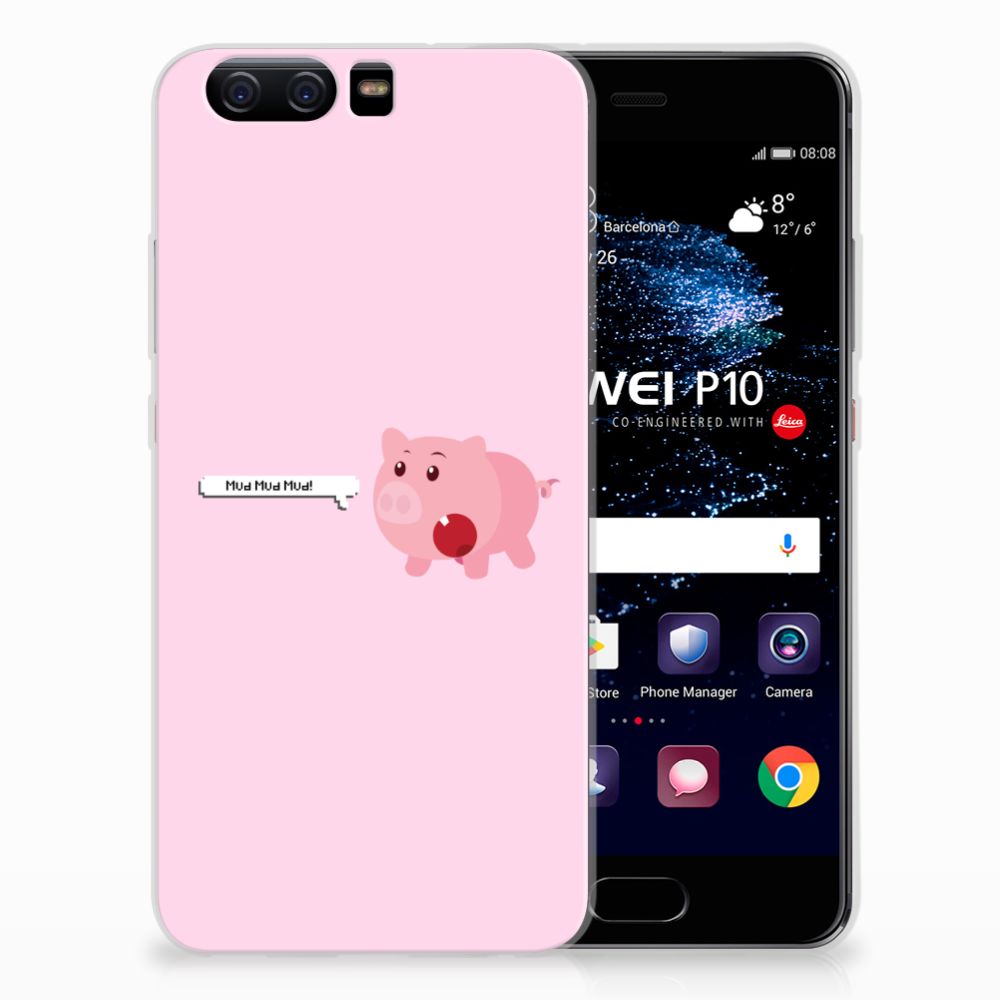Huawei P10 Telefoonhoesje met Naam Pig Mud