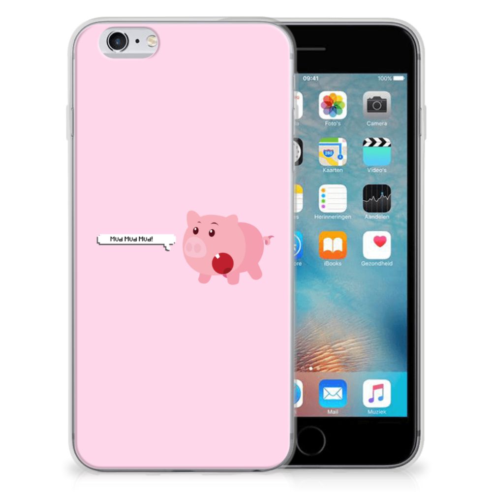 Apple iPhone 6 | 6s Telefoonhoesje met Naam Pig Mud