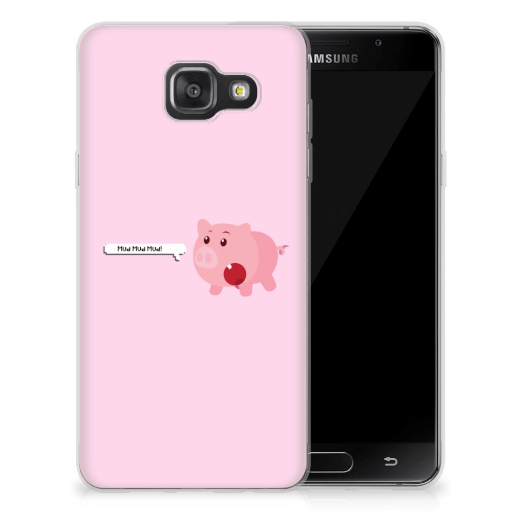 Samsung Galaxy A3 2016 Telefoonhoesje met Naam Pig Mud