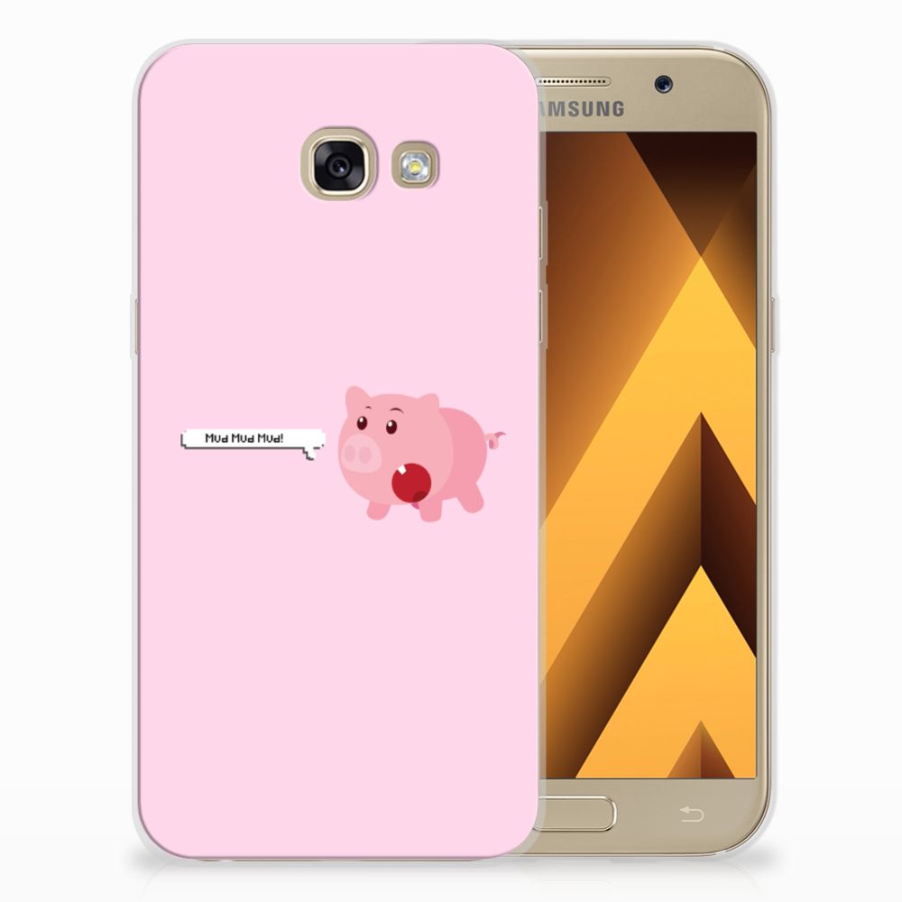 Samsung Galaxy A5 2017 Telefoonhoesje met Naam Pig Mud