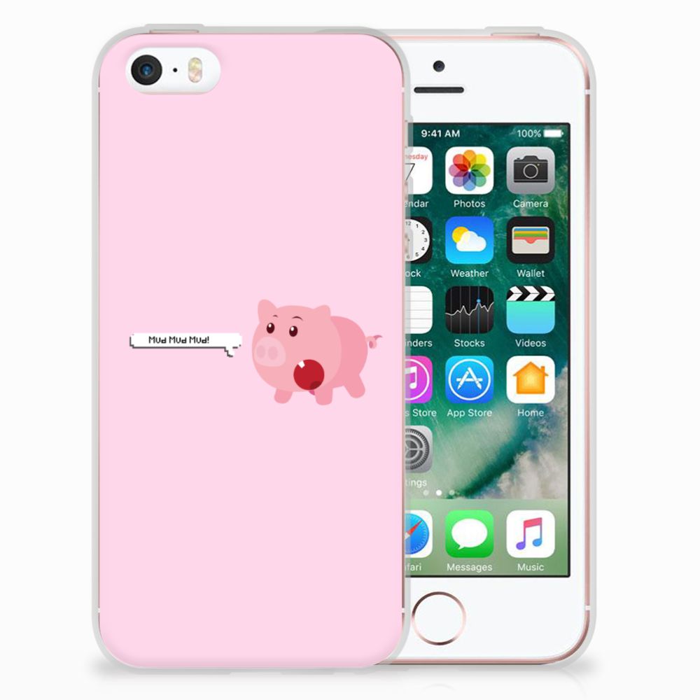 Apple iPhone SE | 5S Telefoonhoesje met Naam Pig Mud
