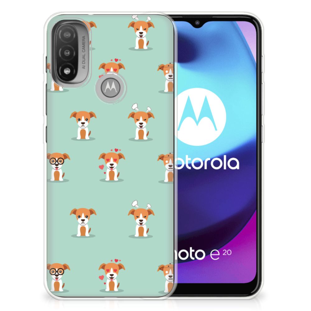Motorola Moto E20 | E40 TPU Hoesje Pups