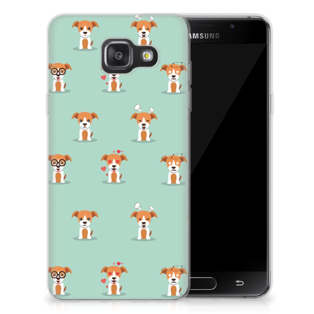 Samsung Galaxy A3 2016 TPU Hoesje Pups