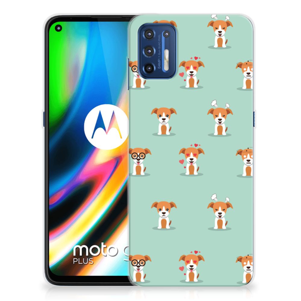 Motorola Moto G9 Plus TPU Hoesje Pups