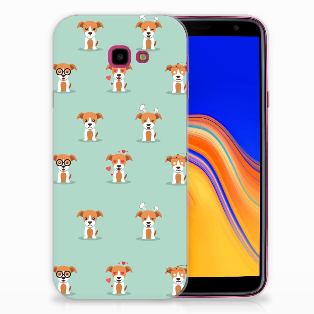 Samsung Galaxy J4 Plus (2018) TPU Hoesje Pups