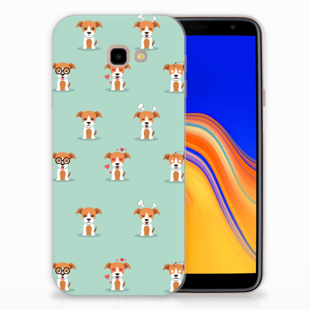 Samsung Galaxy J4 Plus (2018) TPU Hoesje Pups